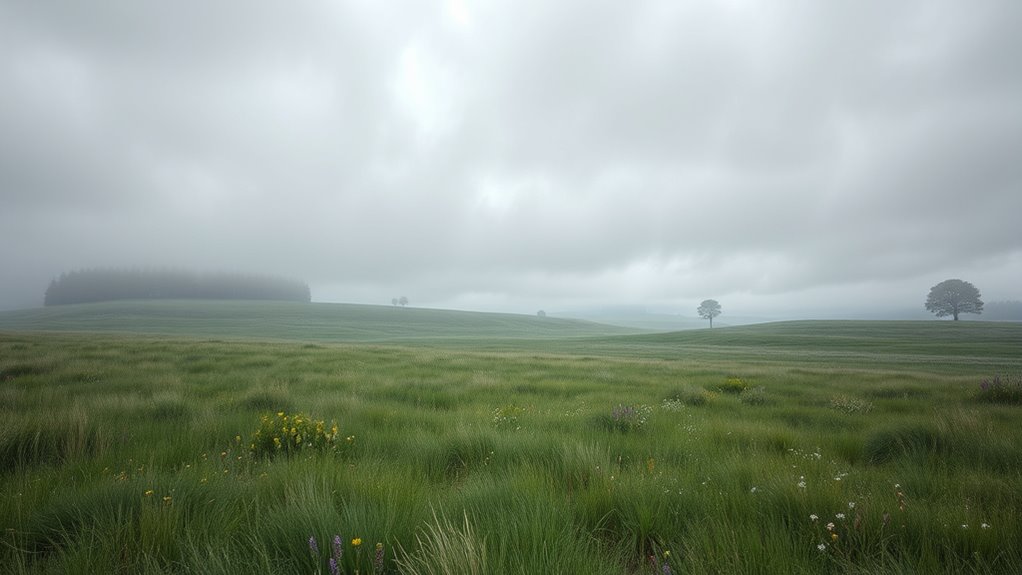 cloudy skies offer soft lighting