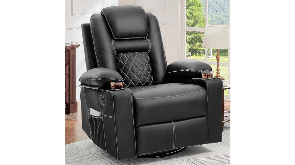 comfortable rocking massage chair