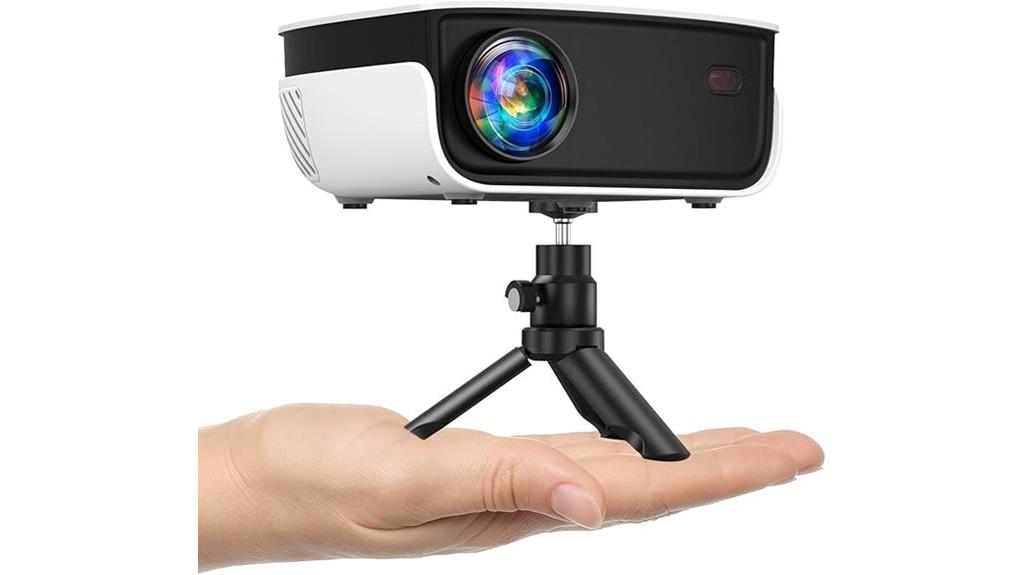 compact 1080p outdoor projector