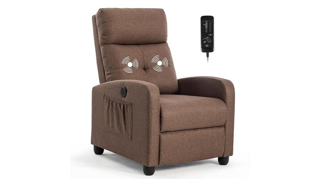 compact adult recliner chair