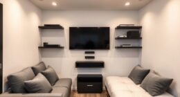 compact apartment home theater