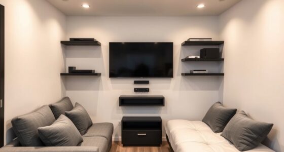compact apartment home theater