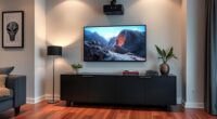 compact projector cabinet options