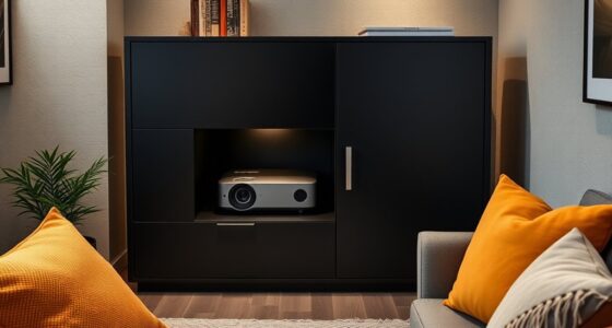 compact projector cabinet solutions