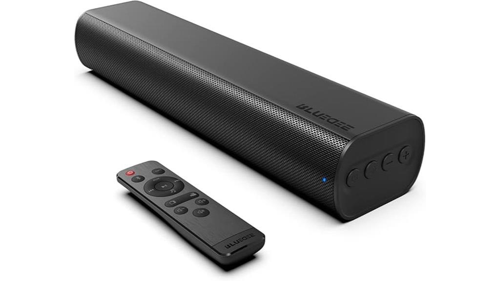 compact wall mounted soundbar