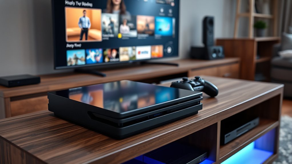 console as a multimedia hub