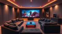 convertible media room design