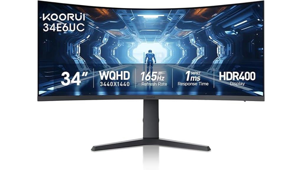 curved ultrawide gaming monitor
