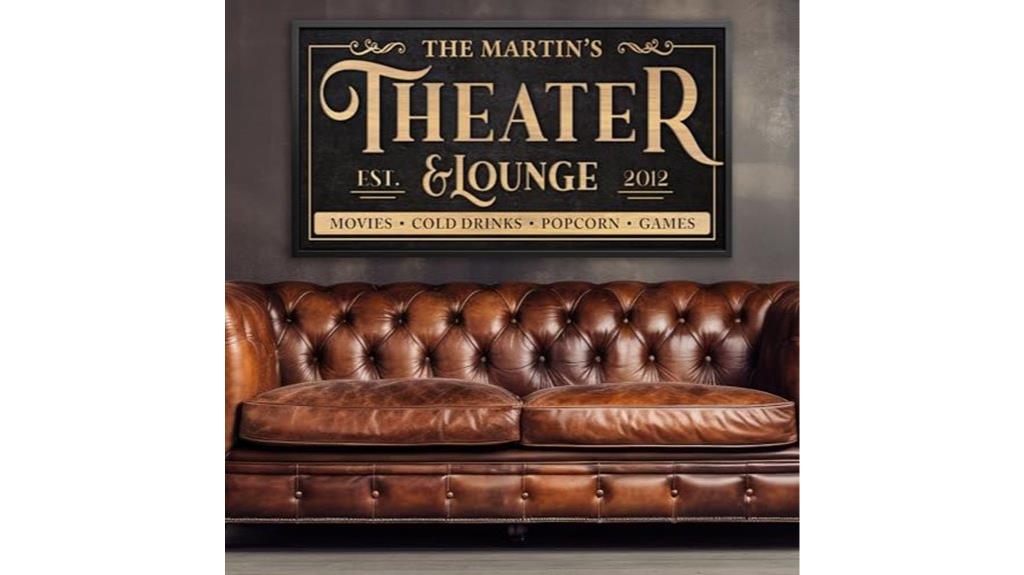 custom family name wall art