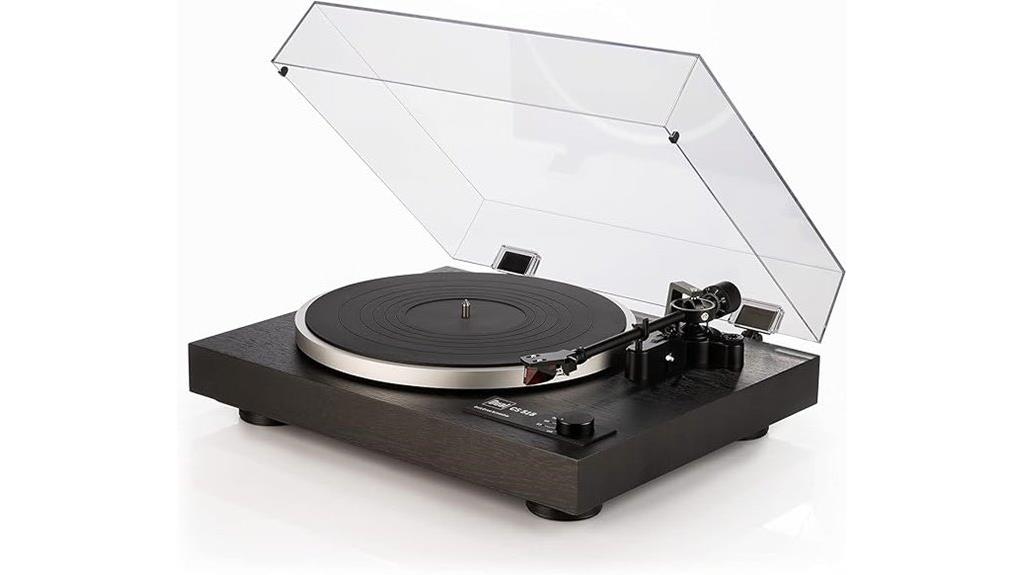 dual gimbal tonearm turntable