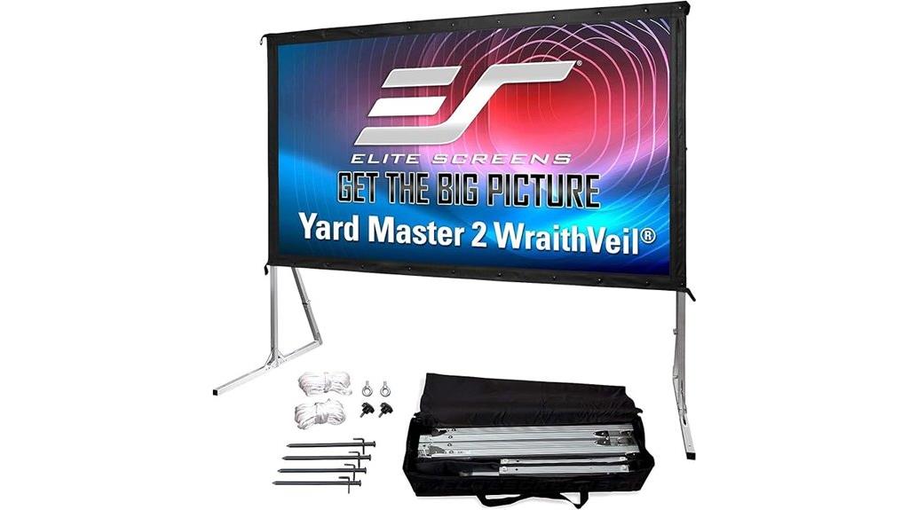 dual outdoor projector screen