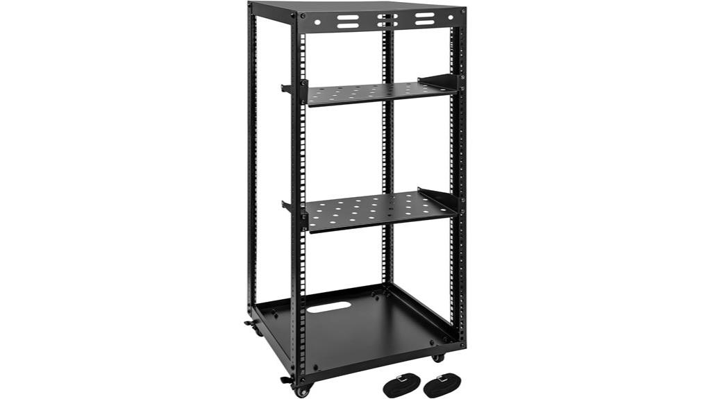 dual rack wall mount enclosure