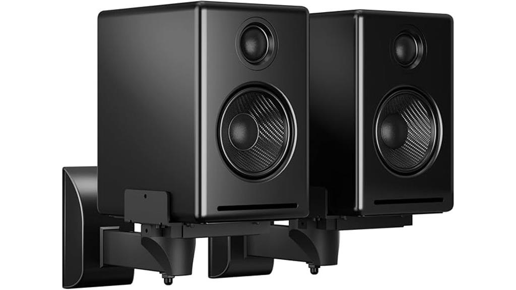 dual speaker wall mounts