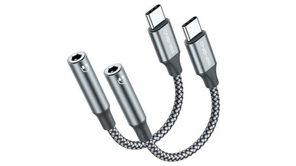 dual usb c to audio