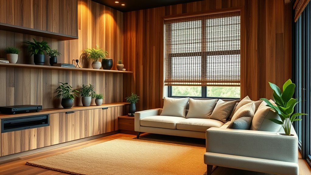 eco friendly home theater materials