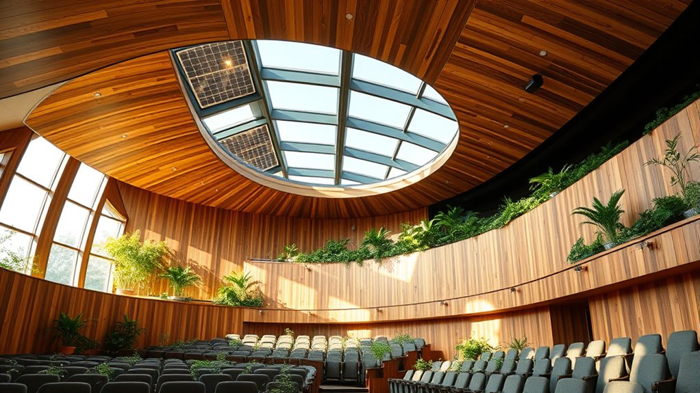 eco friendly theater design strategies