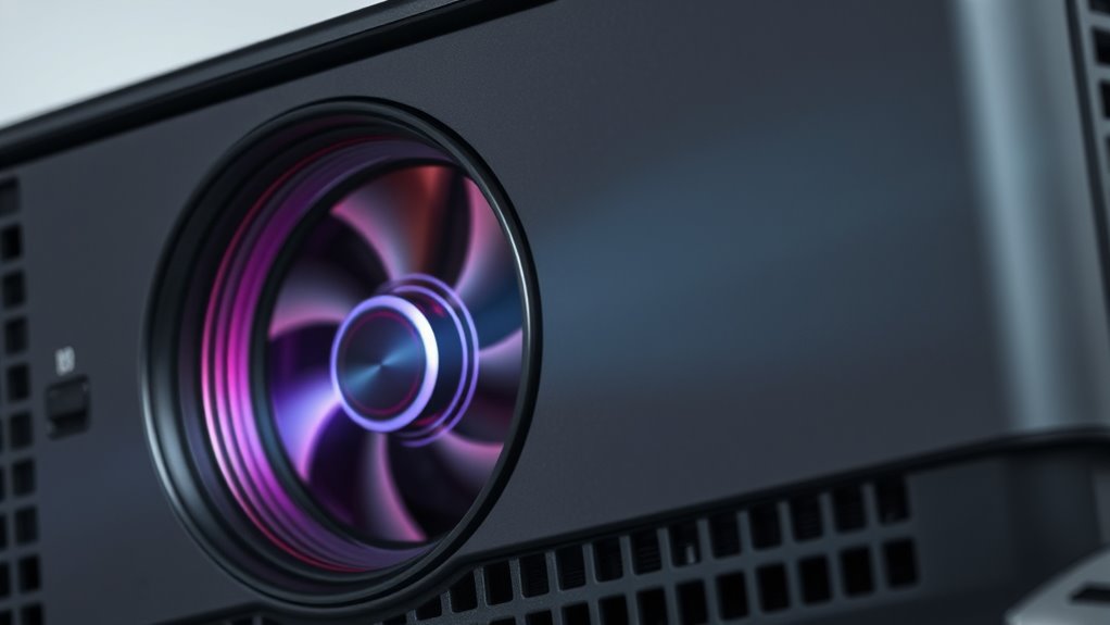 effective projector cooling management