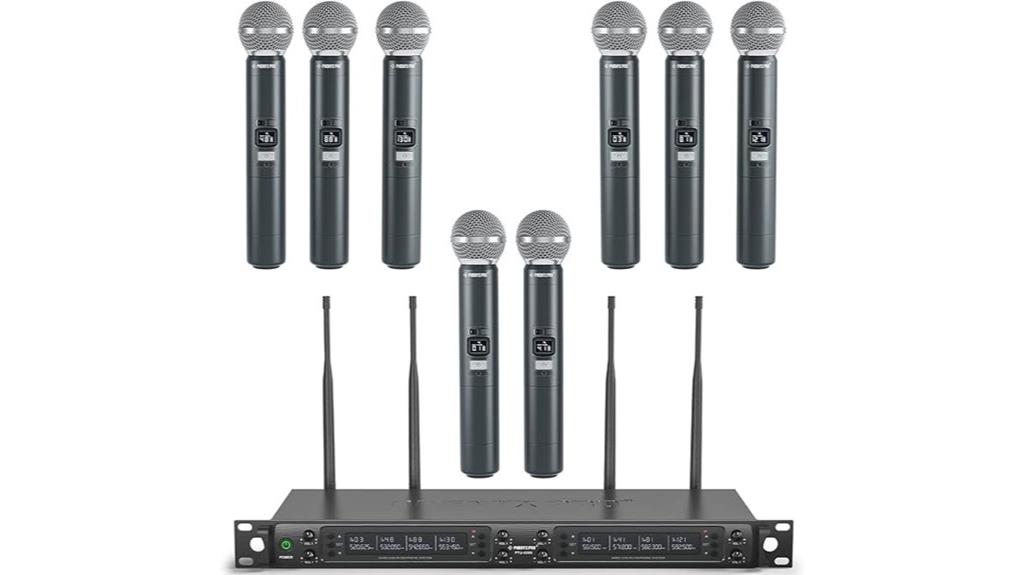 eight channel wireless microphone