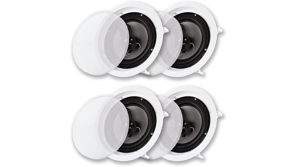eight speaker ceiling audio system