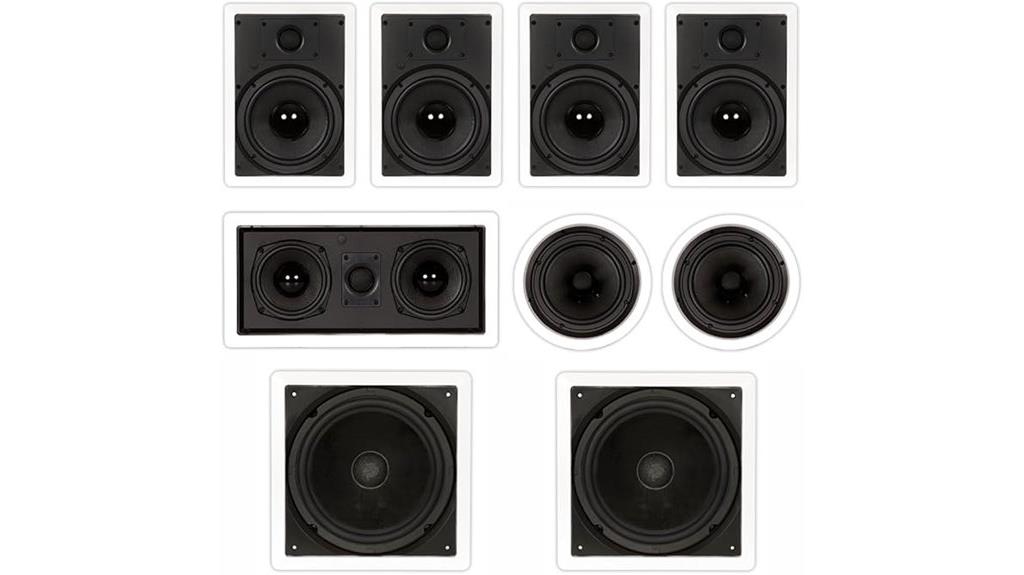 eight speaker home theater system
