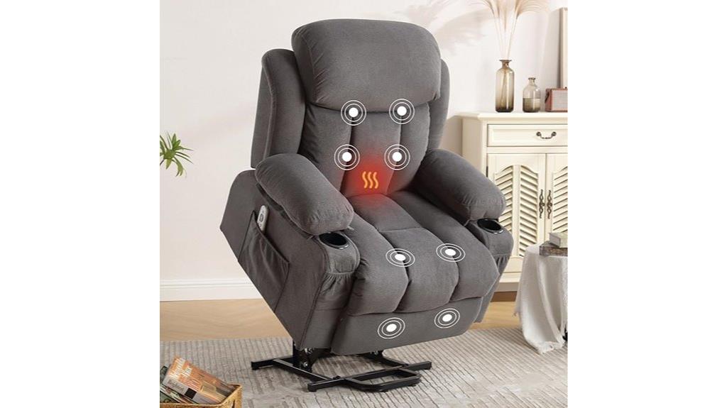 elderly recliner with massage
