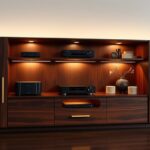 elegant high end media cabinets