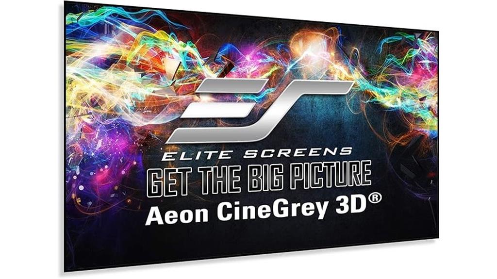 elite cinegrey 3d screen