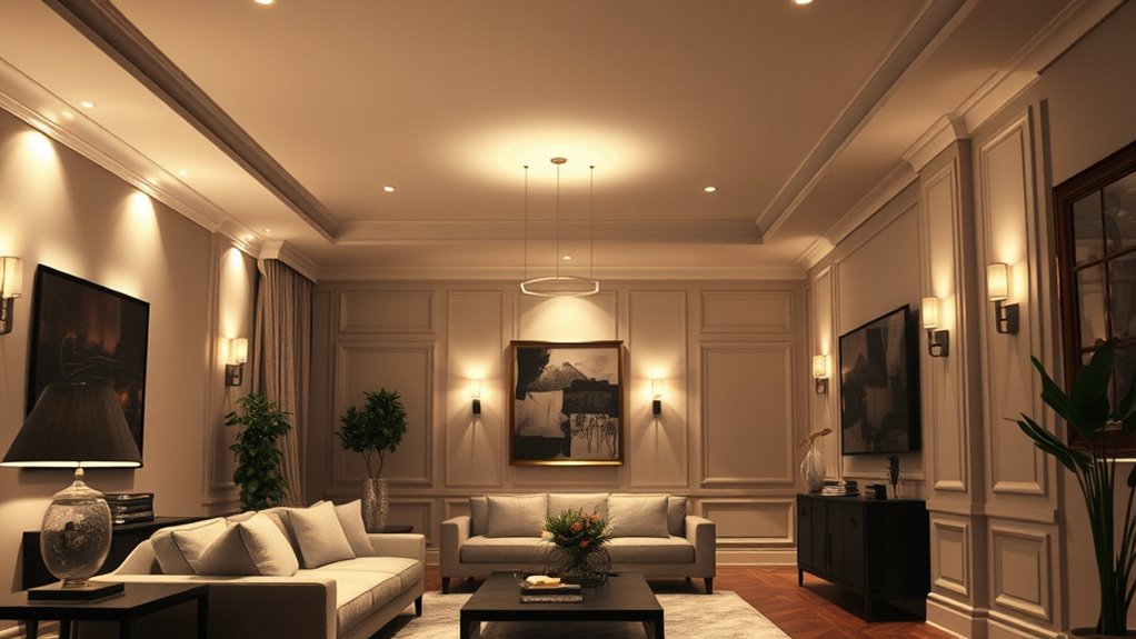 enhance ambiance with layering