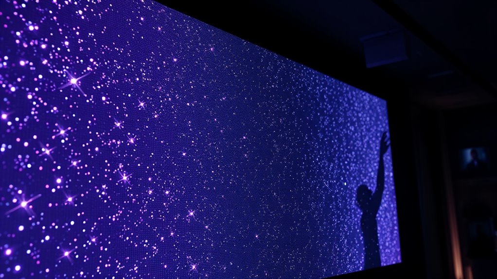 enhances bright room viewing