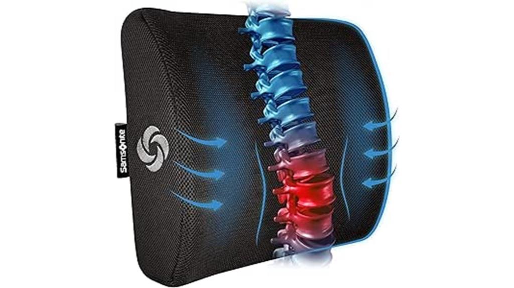 ergonomic lumbar support pillow