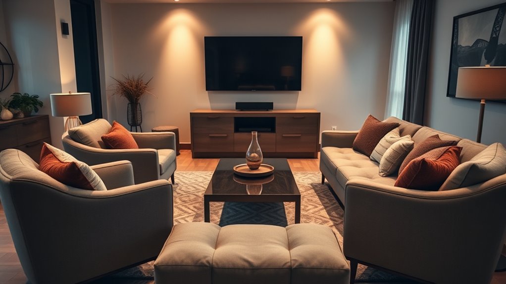 ergonomic space efficient seating arrangements