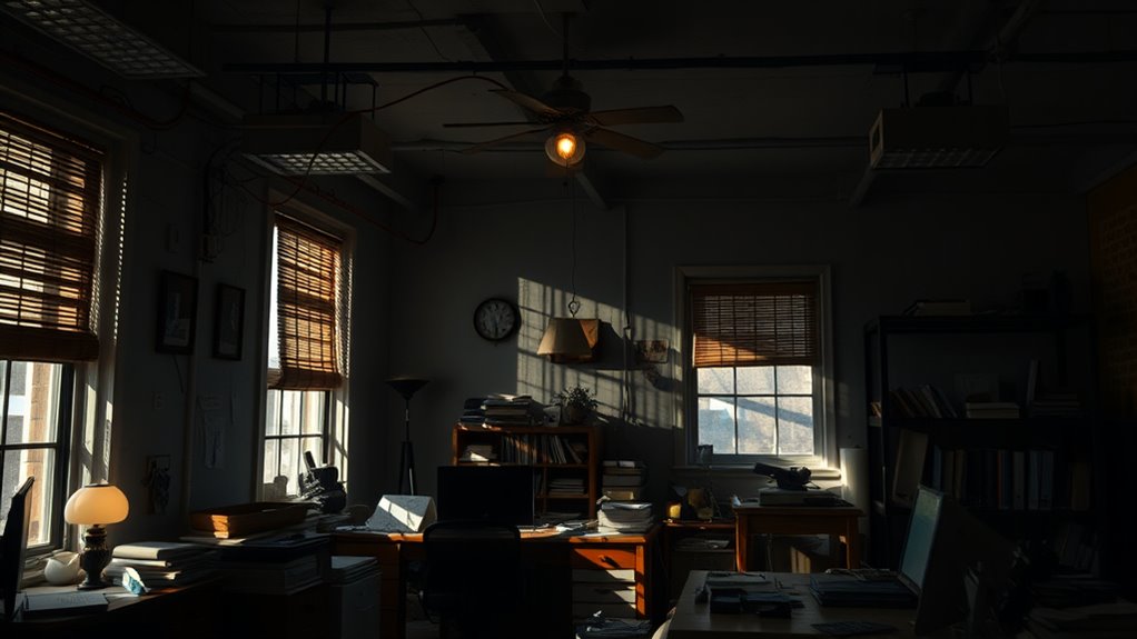 evaluate existing lighting conditions