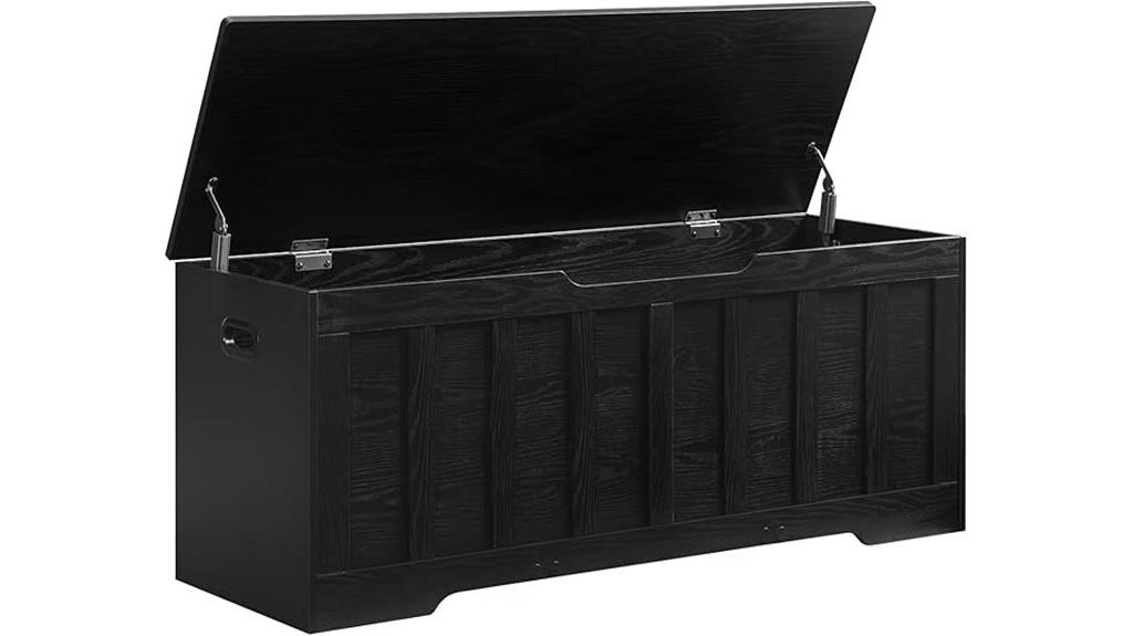 extra large wooden storage bench