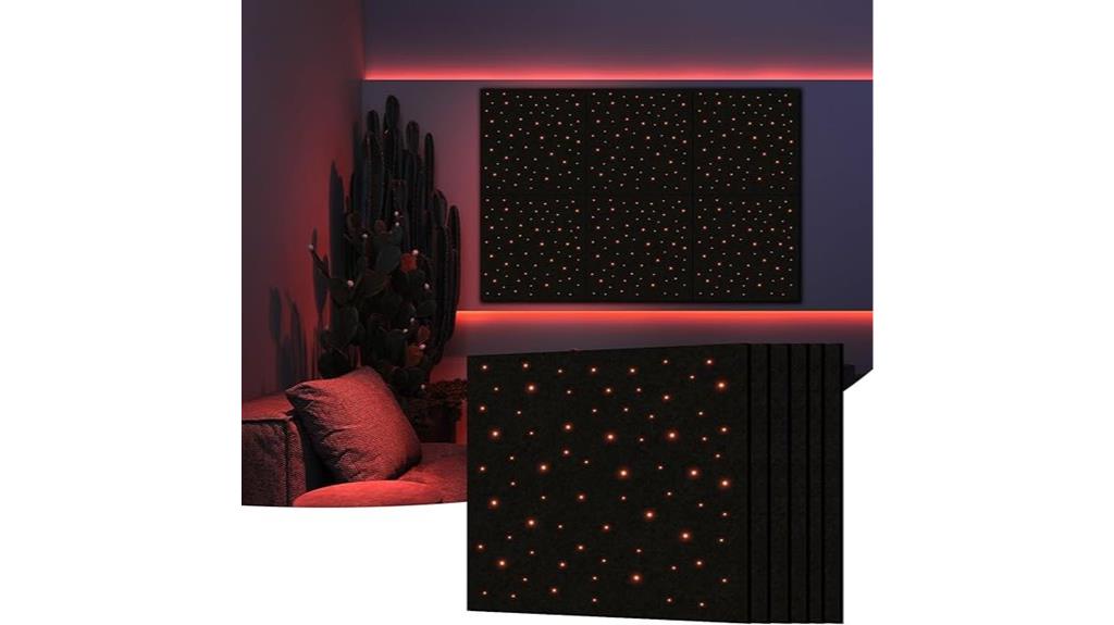 fiber optic ceiling panel set