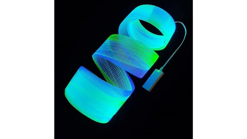 fiber optic mesh light