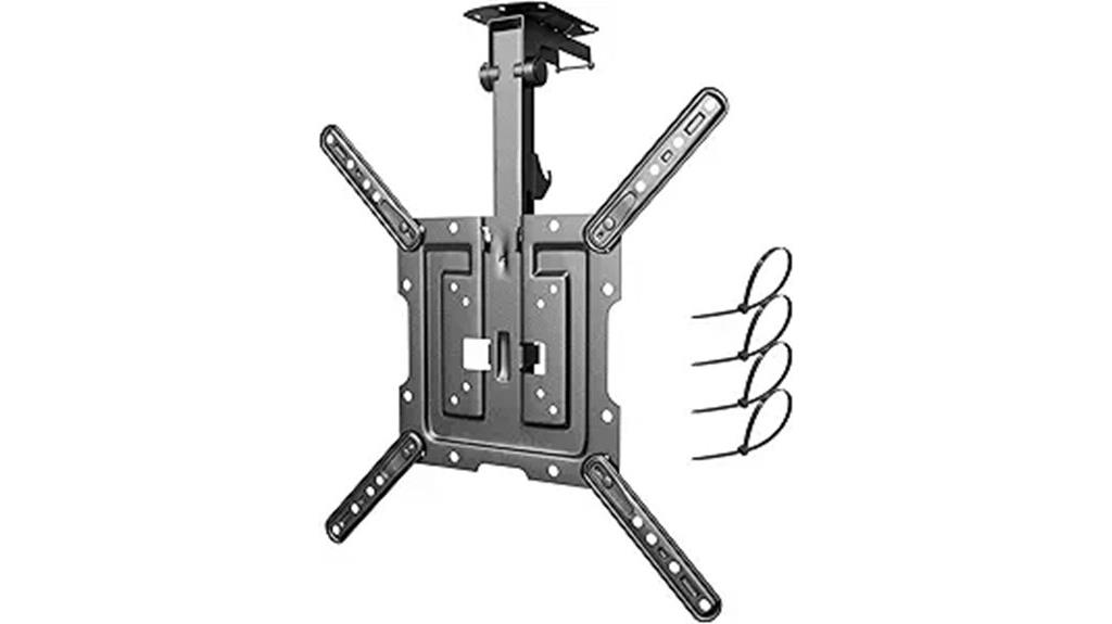 flip down tv mount
