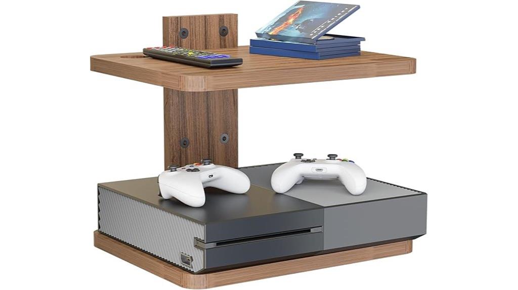 floating tv shelf decor