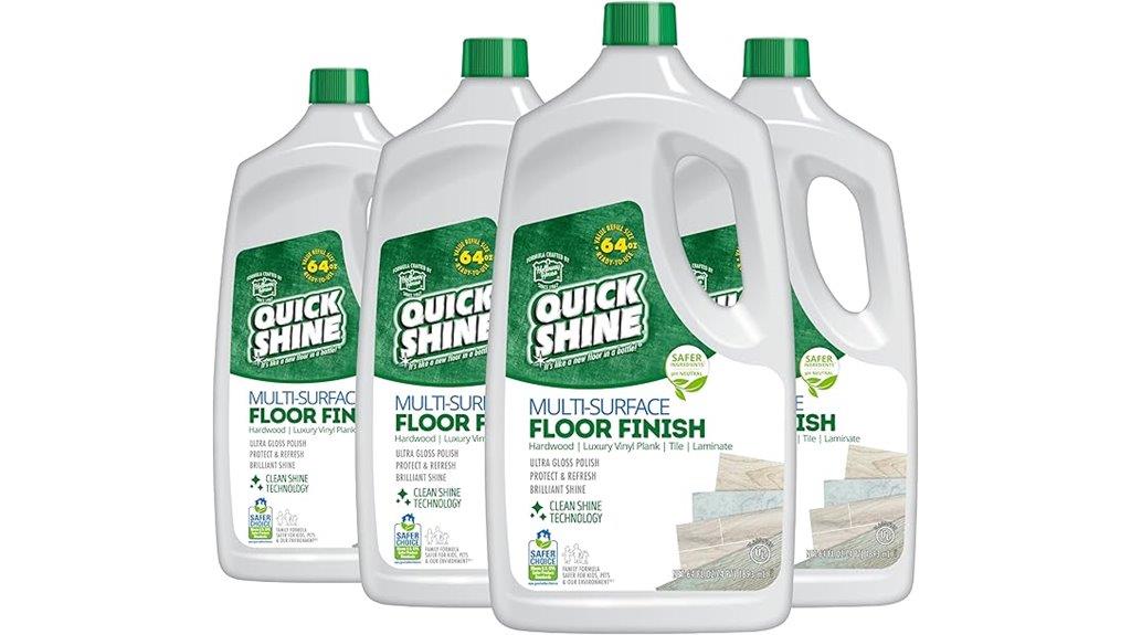 four pack floor polish