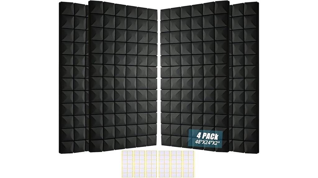 four pack soundproof panels