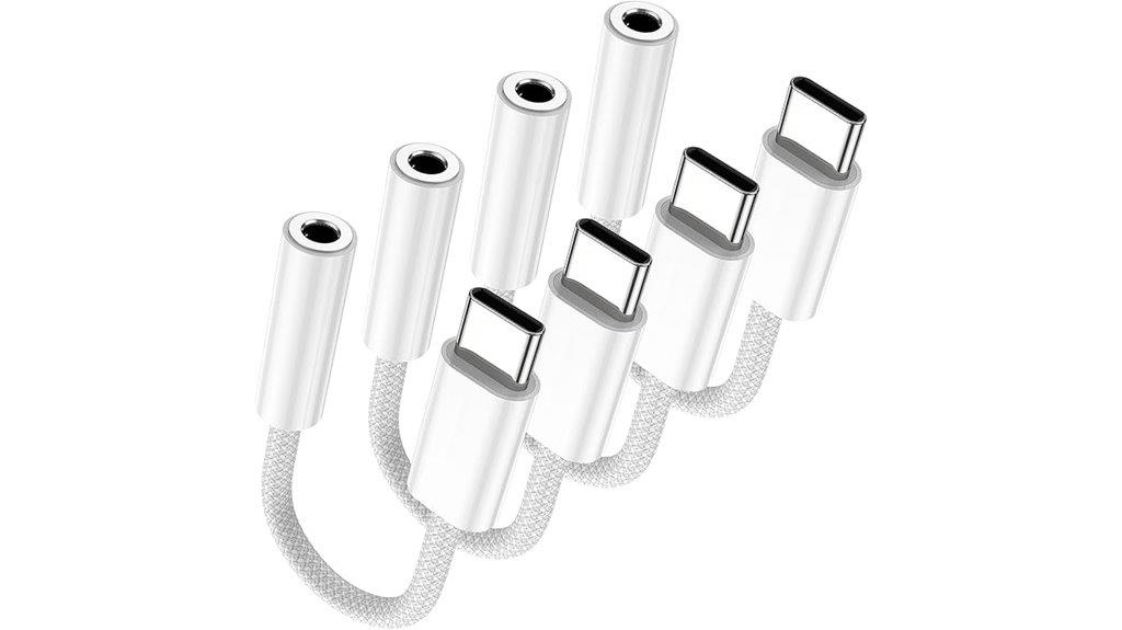 four pack usb c adapters
