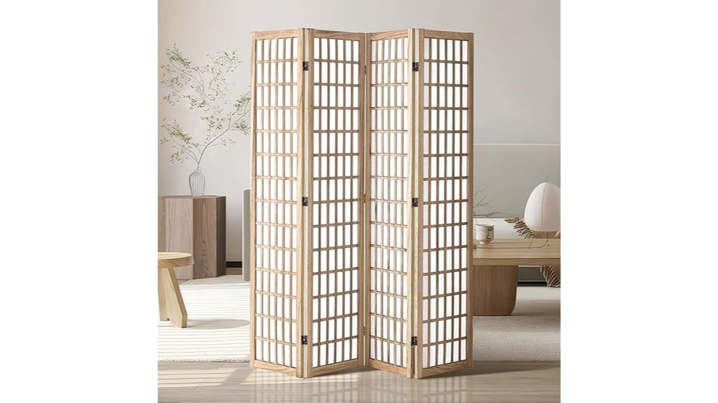 four panel japanese folding screen