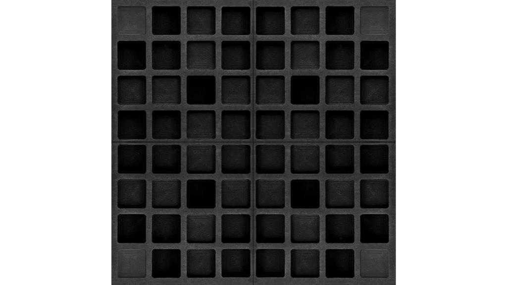 four piece acoustic diffuser set
