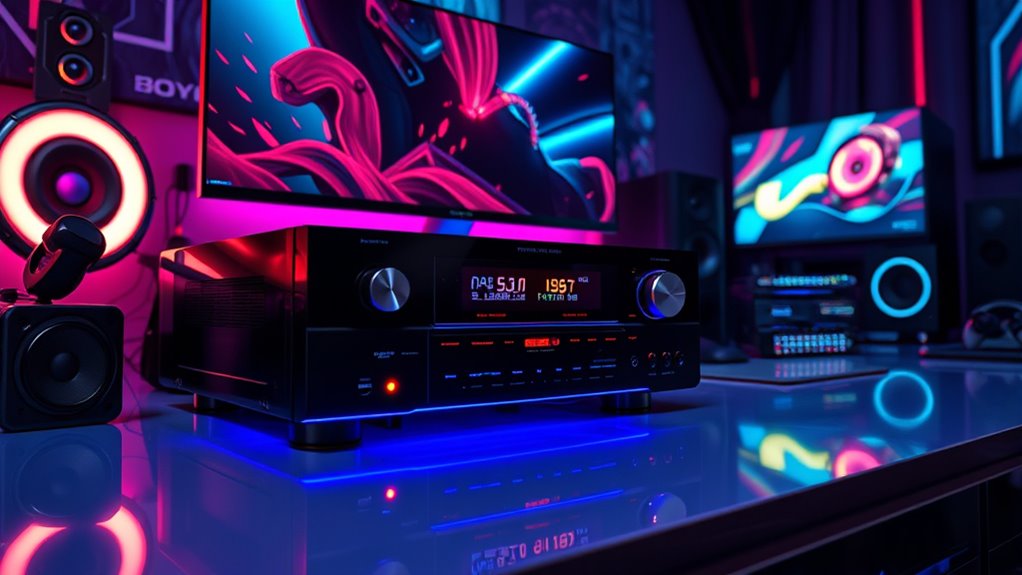 gaming av receiver considerations