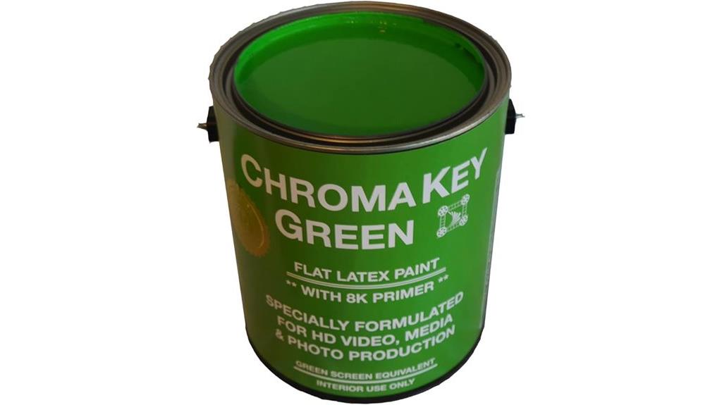 green paint for video