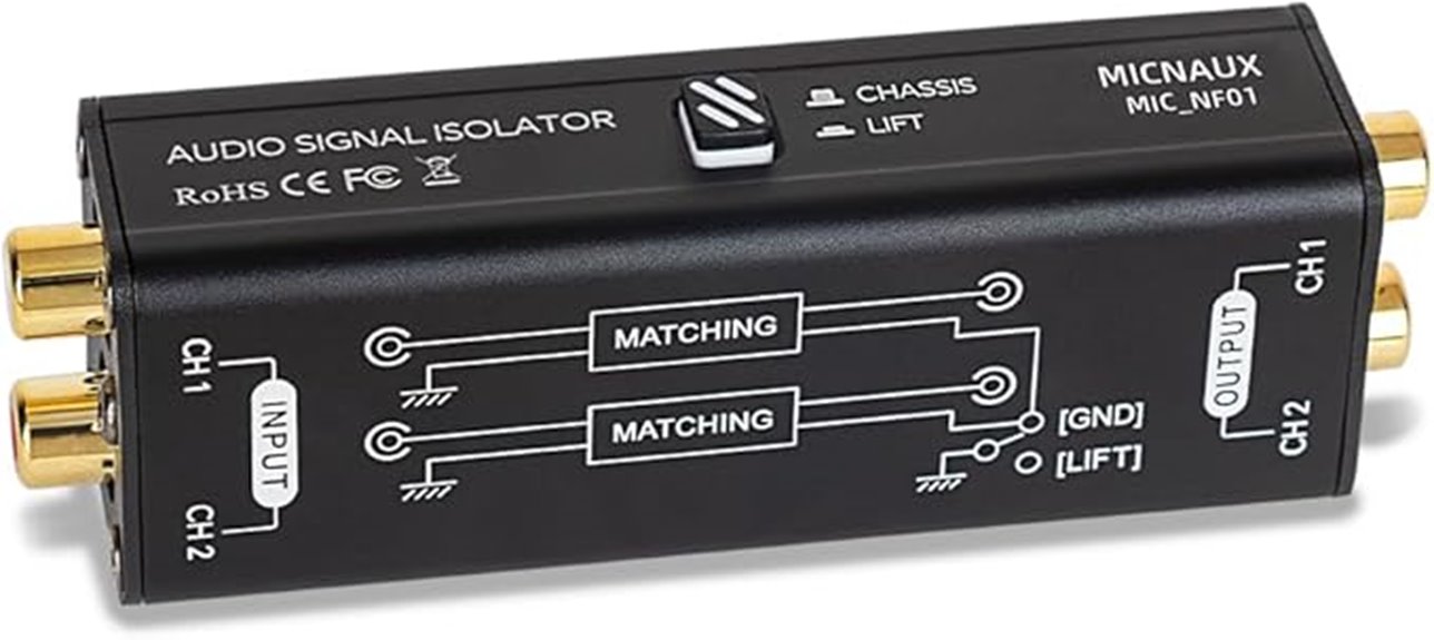 ground loop noise suppressor