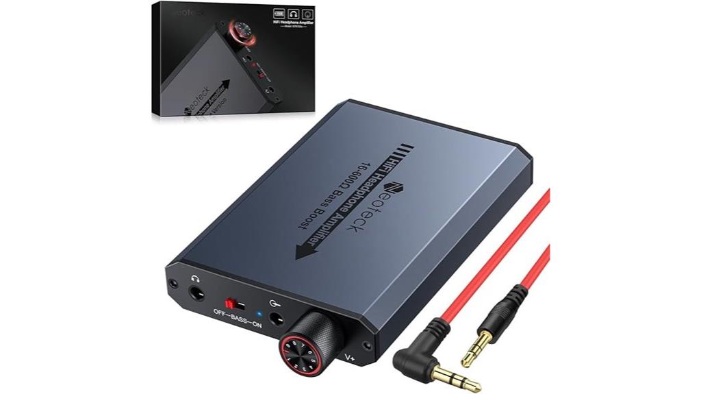 headphone amplifier with bass