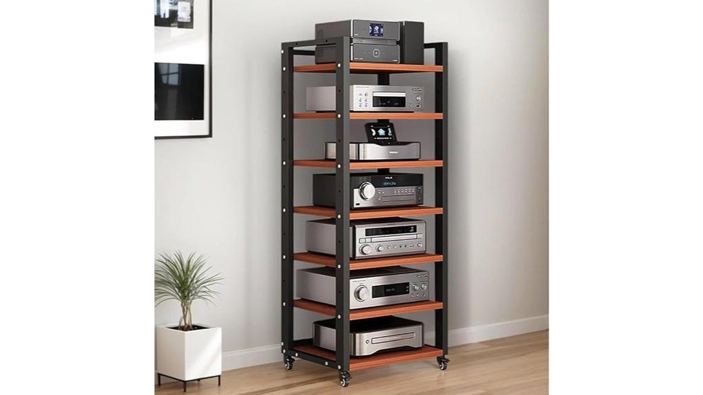heavy duty audio rack