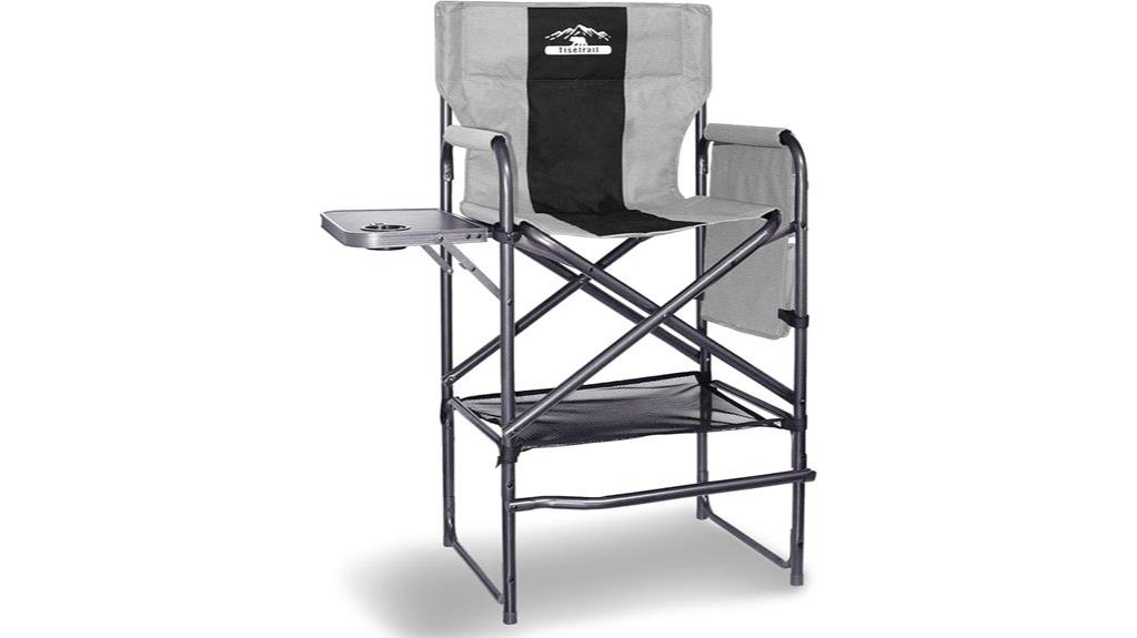heavy duty tall director chair
