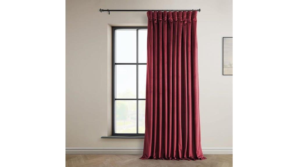 heritage plush velvet curtains