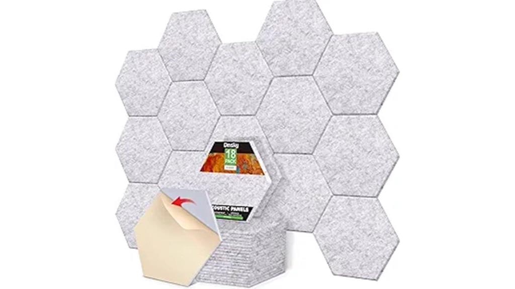 hexagon soundproofing wall panels